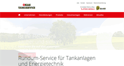 Desktop Screenshot of okas-tankservice.de